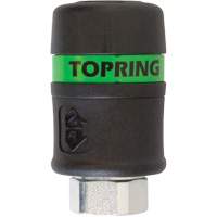 Raccord rapide TOPQUIK Ultraflo 7,8 mm, Composite en polyester, 3/8", NPT femelle, 174 PSI Northern Industrial Supply Inc.