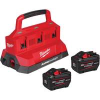 M18 Forge Starter Kit with 2 Batteries & 6-Bay Rapid Charger, Lithium-Ion, 18 V, 12 Ah Northern Industrial Supply Inc.