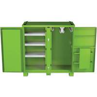 Onsite PPE Storage Cabinet, Steel, High-Visibility Lime Green Northern Industrial Supply Inc.