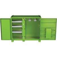 Onsite PPE Storage Cabinet, Steel, High-Visibility Lime Green Northern Industrial Supply Inc.