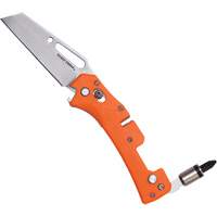 Electrician's Pocket Knife with Driver, 2-99/100" Blade, Stainless Steel Blade, Plastic Handle Northern Industrial Supply Inc.