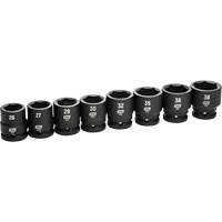 Jeu de douilles m&eacute;triques &agrave; 6 pans, 8 Mcx, Chocs, Prise de 3/4" Northern Industrial Supply Inc.