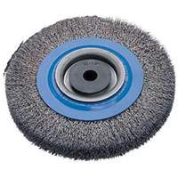 Brosses rotatives &agrave; fils torsad&eacute;s d'&eacute;tabli, 6" dia., Fils 0,0118", Arbre 1/2" - 1-1/4" Northern Industrial Supply Inc.