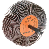 Flap Wheels-Coolcut Flap Wheels, Aluminum Oxide, 60 Grit, 3" x 1" x 1/4" Northern Industrial Supply Inc.