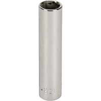 Socket, 8 mm, 1/4" Drive, 6 Points, Deep Northern Industrial Supply Inc.