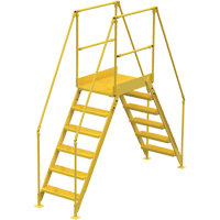 Crossover Ladder, 104" Overall Span, 60" H x 36" D, 24" Step Width Northern Industrial Supply Inc.
