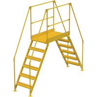 Crossover Ladder, 116" Overall Span, 60" H x 48" D, 24" Step Width Northern Industrial Supply Inc.