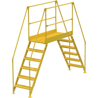 Crossover Ladder, 128" Overall Span, 60" H x 60" D, 24" Step Width Northern Industrial Supply Inc.