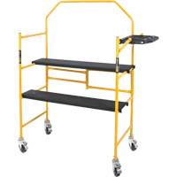 nsemble d'&eacute;chafaudage &agrave; montant de s&eacute;curit&eacute; & tablette pour outils de 4' Jobsite Series, Cadre Acier, 49-1/2" p x 57-3/4" h Northern Industrial Supply Inc.