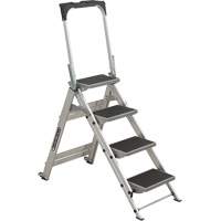 &eacute;chelle escabeau avec roues pivotantes, 4 marches, 44,25" x 22,13" x Hauteur 59" Northern Industrial Supply Inc.