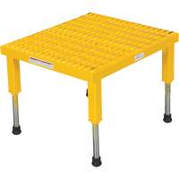 Plate-forme ajustable Step-Mate, 1 marche(s), 23-1/2" la x 19-9/16" lo x 16-1/2" h, Capacit&eacute; 500 lb Northern Industrial Supply Inc.