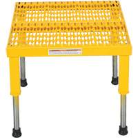 Plate-forme ajustable Step-Mate, 1 marche(s), 23-1/2" la x 19-9/16" lo x 16-1/2" h, Capacit&eacute; 500 lb Northern Industrial Supply Inc.