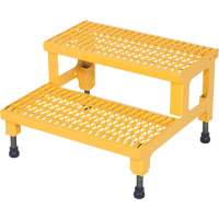 Plate-forme ajustable Step-Mate, 2 marche(s), 23-13/16" la x 22-7/8" lo x 15-1/4" h, Capacit&eacute; 500 lb Northern Industrial Supply Inc.