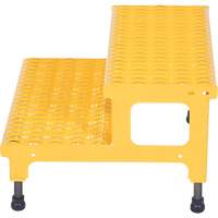 Plate-forme ajustable Step-Mate, 2 marche(s), 23-13/16" la x 22-7/8" lo x 15-1/4" h, Capacit&eacute; 500 lb Northern Industrial Supply Inc.