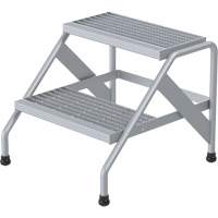 Escabeau en aluminium, 2 marche(s), 22-13/16" la x 24-9/16" lo x 20" h, Capacit&eacute; 500 lb Northern Industrial Supply Inc.