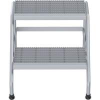 Escabeau en aluminium, 2 marche(s), 22-13/16" la x 24-9/16" lo x 20" h, Capacit&eacute; 500 lb Northern Industrial Supply Inc.