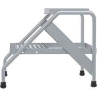 Escabeau en aluminium, 2 marche(s), 22-13/16" la x 24-9/16" lo x 20" h, Capacit&eacute; 500 lb Northern Industrial Supply Inc.