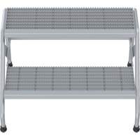 Escabeau en aluminium, 2 marche(s), 32-13/16" la x 24-9/16" lo x 20" h, Capacit&eacute; 500 lb Northern Industrial Supply Inc.
