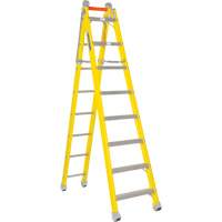Step to Straight Ladder, 13.8', Fibreglass, 375 lbs., CSA Grade 1AA Northern Industrial Supply Inc.
