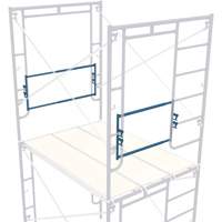 Garde-corps dextr&eacute;mit&eacute; extensible pour l'&eacute;chafaudage, Barre de retenue, 21" h Northern Industrial Supply Inc.