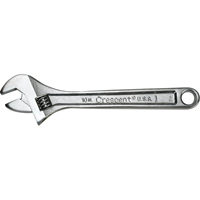 Crescent Adjustable Wrenches, 4" L, 1/2" Max Width, Chrome Northern Industrial Supply Inc.