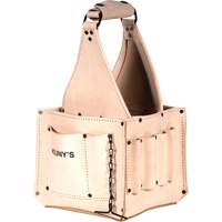 Electrical & Maintenance Tool Pouches, Leather, 17 Pockets, Beige Northern Industrial Supply Inc.