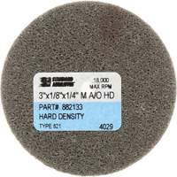 Standard Abrasives Unitized Wheel, 3" x 1/4", 1/4" Arbor, Fine Grit, Aluminum Oxide Northern Industrial Supply Inc.