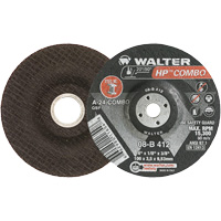 HP Combo Depressed Center Combination Wheel, 4" x 1/8", 3/8" Arbor, Type 27 Northern Industrial Supply Inc.