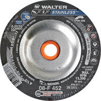 Depressed Centre Grinding Wheels - Stainless Type 27, 4-1/2" x 1/8", 5/8"-11 Arbor, Type 27S Northern Industrial Supply Inc.