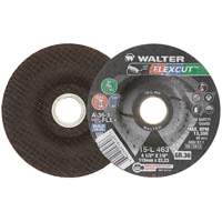 FLEXCUT Grinding Wheel, 4-1/2", 36 Grit, Aluminum Oxide, 7/8", 13300 RPM, Type 29 Northern Industrial Supply Inc.