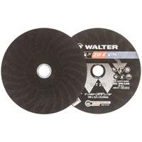 Meule &agrave; tronçonner pour usage intensif Zip+Xtra, 7" x 5/64", Arbre de 7/8", Type 1, Oxyde d'aluminium, 8600 Tr/min Northern Industrial Supply Inc.