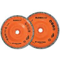 Brosse coupe de finition Blendex U, 4-1/2" dia., Grain Fin, Carbure de silicium Northern Industrial Supply Inc.