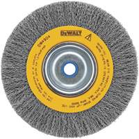 Brosse &agrave; fils torsad&eacute;s d&eacute;tabli, 6" dia., Fils 0,014", Arbre 5/8" - 1/2" Northern Industrial Supply Inc.