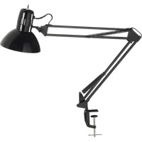 Lampes de bureau &agrave; pince - Bras flexible, 100 W, Incandescente, Pinces serre-joints, Noir Northern Industrial Supply Inc.