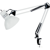 Lampes de bureau &agrave; pince - Bras flexible, 100 W, Incandescente, Pinces serre-joints, Col 36", Blanc Northern Industrial Supply Inc.