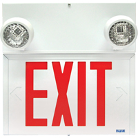 Stella Combination Signs - Exit, LED, Hardwired, 12-1/8" L x 12-1/2" W, English Northern Industrial Supply Inc.