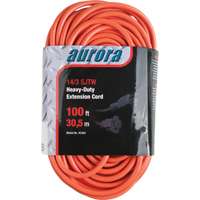 Cordon rallonge en vinyle, Ext&eacute;rieur, SJTW, AWG 14/3, 13 A, 100' Northern Industrial Supply Inc.