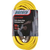 Vinyl Extension Cord with Light Indicator, Outdoor, SJTOW, 12/3 AWG, 15 A, 50' Northern Industrial Supply Inc.