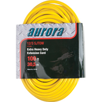 Vinyl Extension Cord with Light Indicator, Outdoor, SJTOW, 12/3 AWG, 15 A, 100' Northern Industrial Supply Inc.