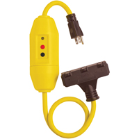 GFCI Protected Tri-Cords, 120 V, 15 A, 2' Cord Northern Industrial Supply Inc.