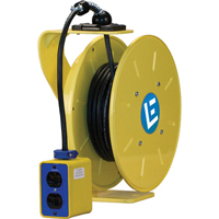 LE9000 Series Heavy-Duty Cord Reels, 30', SJOW, 14/3 Gauge, 15 A Northern Industrial Supply Inc.