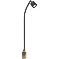 Lampe &agrave; col-de-cygne &agrave; flux &eacute;lev&eacute; de la s&eacute;rie LS, 5 W, DEL, Col 27", Noir Northern Industrial Supply Inc.