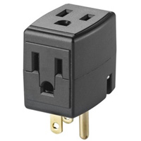 Grounded Triple Cube, 3 Outlet(s), None, 15 Amps, 1875 W, 125 V Northern Industrial Supply Inc.