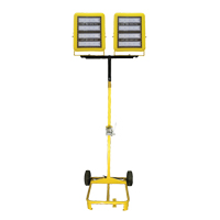 Chariot d'&eacute;clairage &agrave; deux t&ecirc;tes avec treuil, DEL, 400 W, 60 000 lumens, Boîtier en Aluminium Northern Industrial Supply Inc.