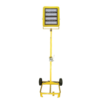 Chariot d'&eacute;clairage &agrave; t&ecirc;te unique avec treuil, DEL, 200 W, 30000 lumens, Boîtier en Aluminium Northern Industrial Supply Inc.