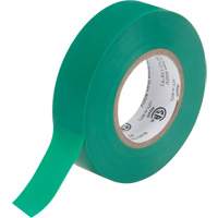 Electrical Tape, 19 mm (3/4") x 18 M (60'), Green, 7 mils Northern Industrial Supply Inc.