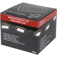 LED String Work Lights, 5 Lights, 50' L, Plastic Housing Northern Industrial Supply Inc.
