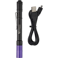 Lampe stylo UV avec port de recharge micro USB Stylus Pro, DEL, Corps en Aluminium, piles Rechargeable, Compris Northern Industrial Supply Inc.