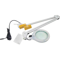 Magnifying Lamp, 3 Diopter, LED Light, 45" Arm, C-Clamp, Grey Northern Industrial Supply Inc.