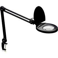 Lampe loupe ajustable, Dioptrie 3, Ampoule DEL, Bras de 47", Pinces serre-joints, Noir Northern Industrial Supply Inc.